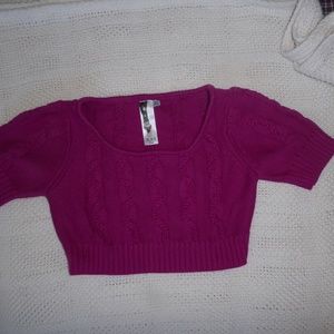 Hot Pink Ballet warm up sweater